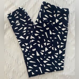 Sweaty Betty Women's Super Soft 7/8 Yoga Leggings, Navy/White Mini Vintage Seed